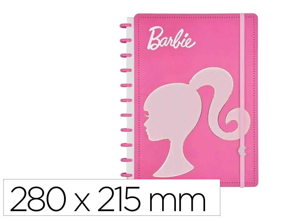 CUADERNO INTELIGENTE GRANDE BARBIE PINK BY BARBIE 280X215 MM