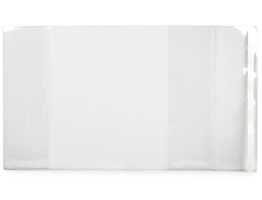 FORRALIBRO LIDERPAPEL N30 CON SOLAPA AJUSTABLE ADHESIVO 301 X 530 MM