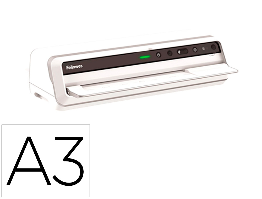 PLASTIFICADORA FELLOWES VENUS LX A3 SISTEMA ANTIATASCO 6 RODILLOS HASTA 250 MICRAS