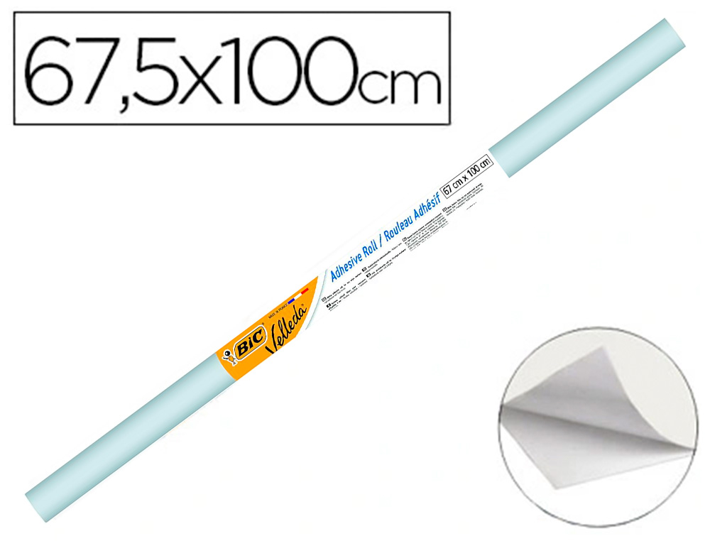 PIZARRA BLANCA VELLEDA ROLLO ADHESIVO DE 100X67,5 CM