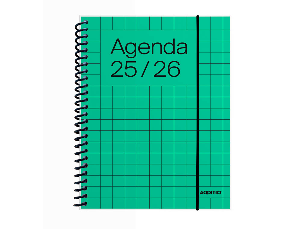 AGENDA UNIVERSAL ADDITIO MINI 16,5X21,5 CM SEMANA VISTA CURSO ESCOLAR +16 AOS PAGINAS ANOTACIONES COLORES SURTIDOS