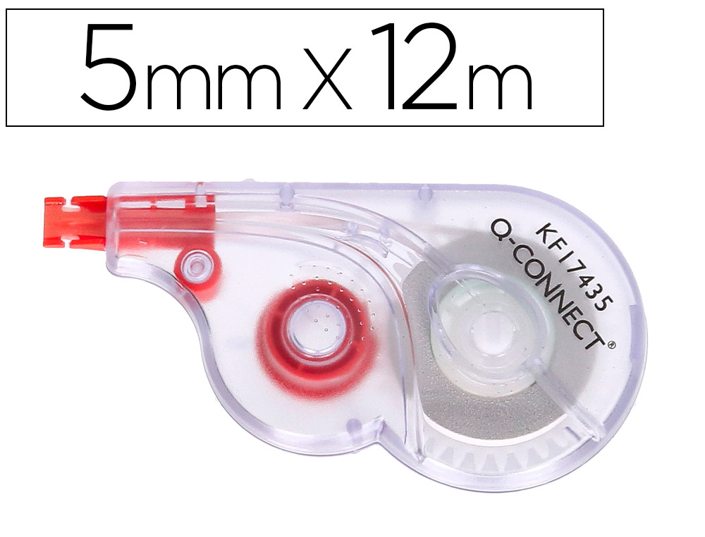 CORRECTOR Q-CONNECT CINTA BLANCO 5MMX12M