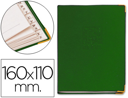 LISTIN TELEFONICO 5030 TAPA FLEXIBLE TAMAO 16X11 CM -CON CANTONERA DORADA