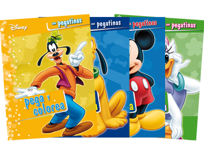CUENTO CON PEGATINA Y ACTIVIDADES DISNEY 12 PAGINAS 210X280 MM